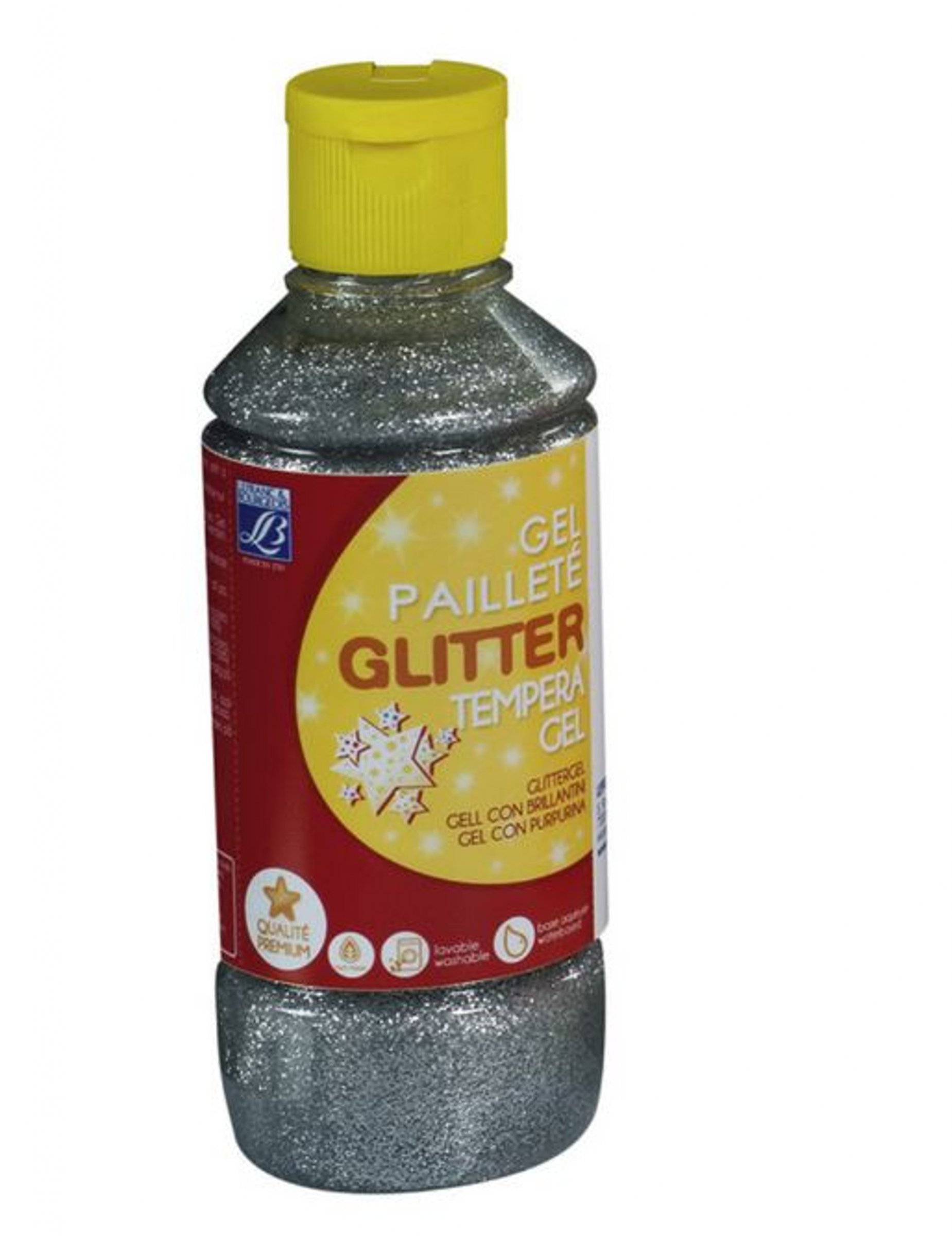 Gel pailletté argent Lefranc & Bourgeois® 250 ml