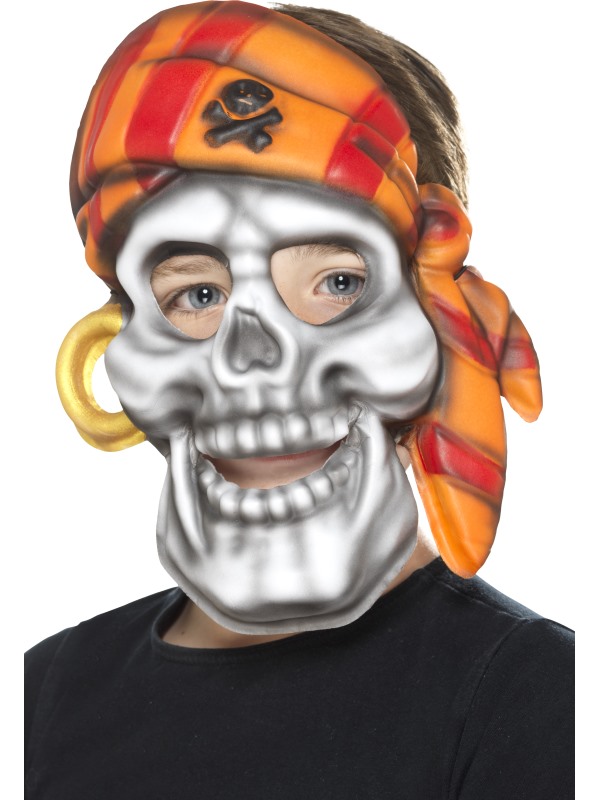 Masque pirate bandana coloré enfant