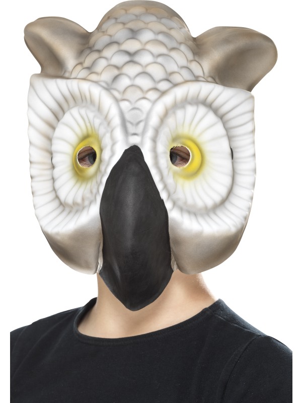 Masque tête de hibou enfant
