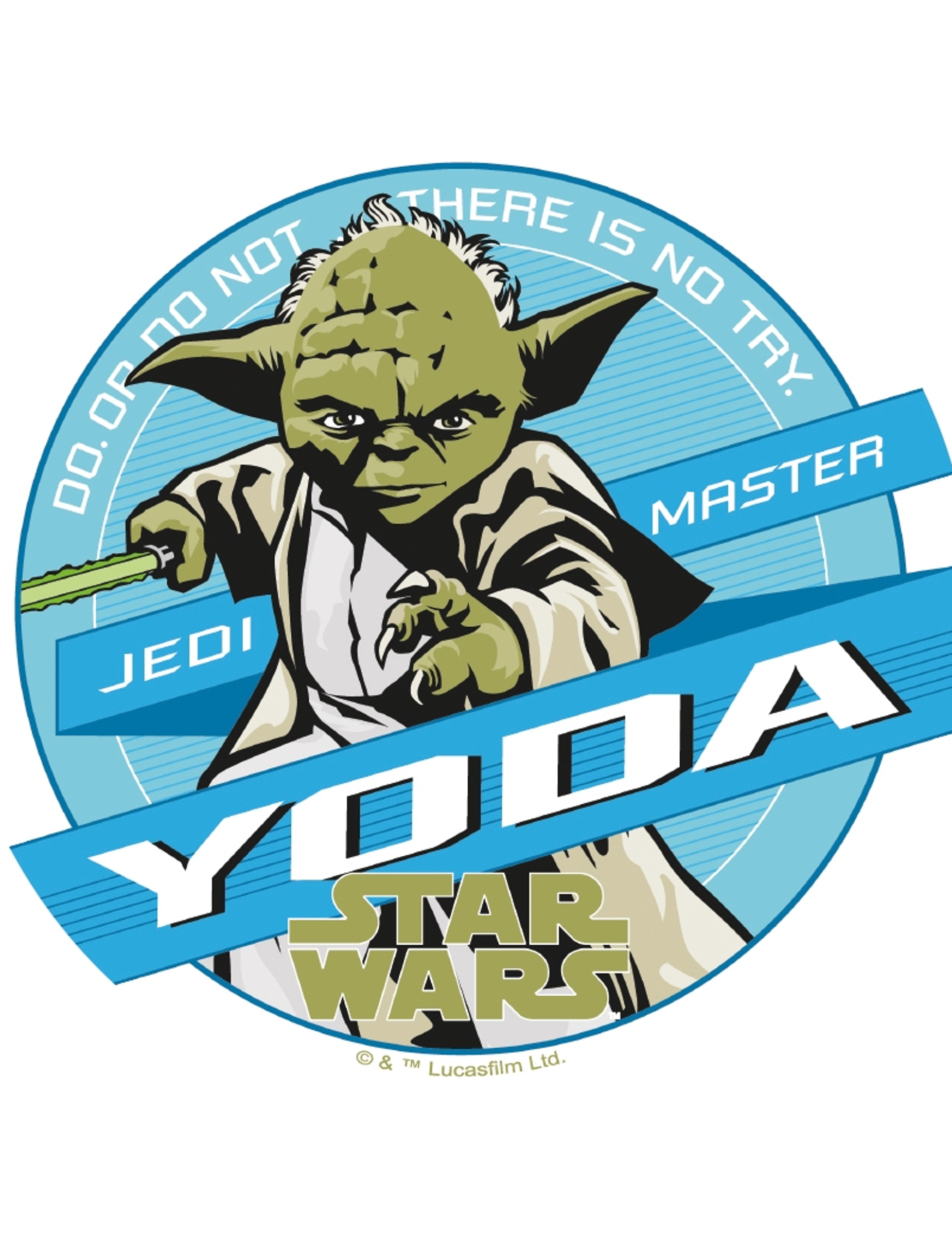 Disque azyme Yoda - Star Wars 20 cm