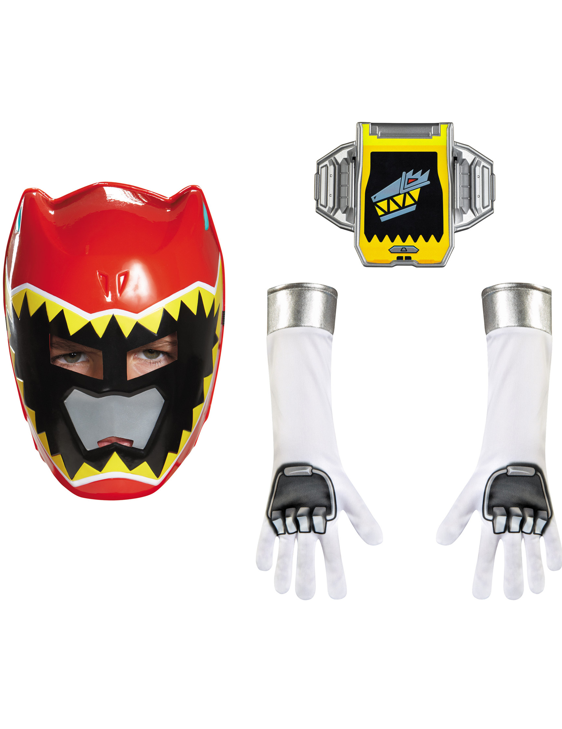 Kit Power Rangers Dinocharge rouge enfant