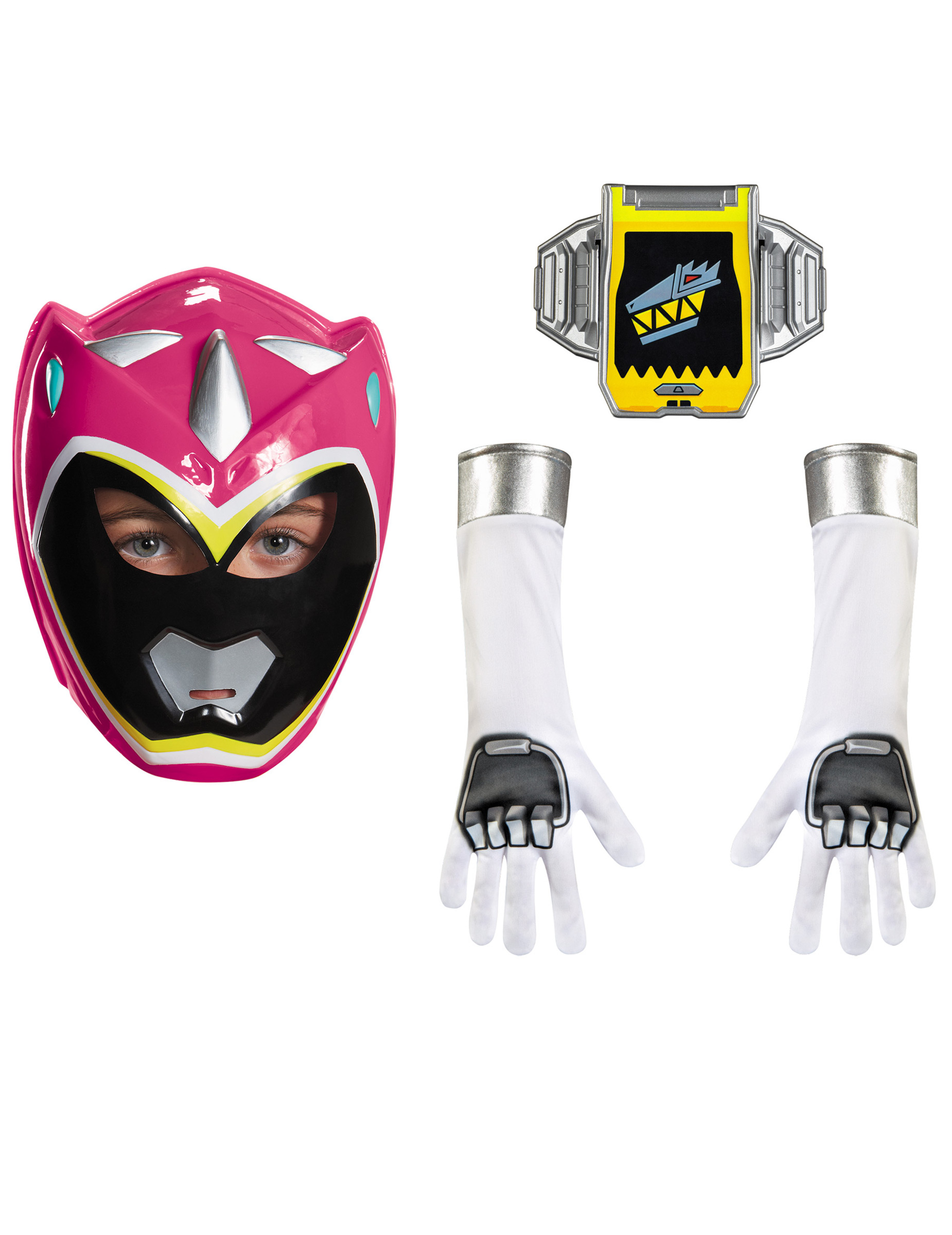 Kit Power Rangers Dinocharge rose enfant