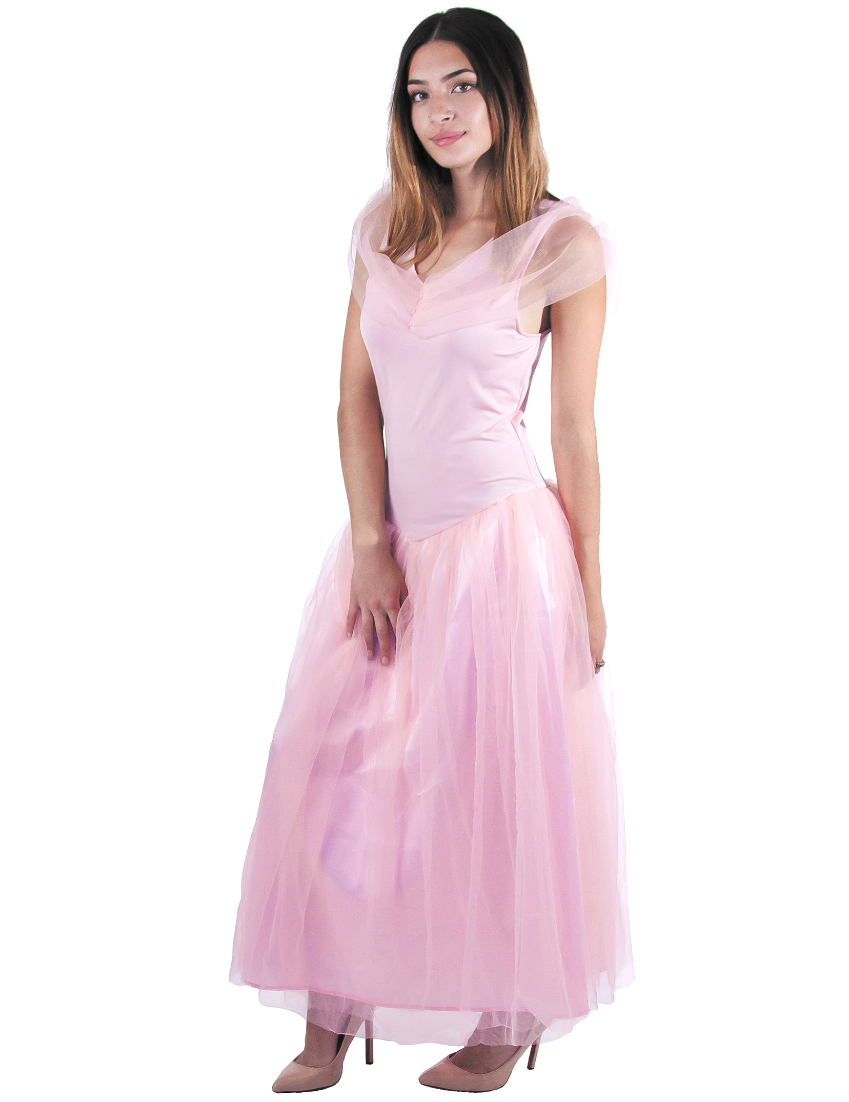 Déguisement princesse romantique rose femme