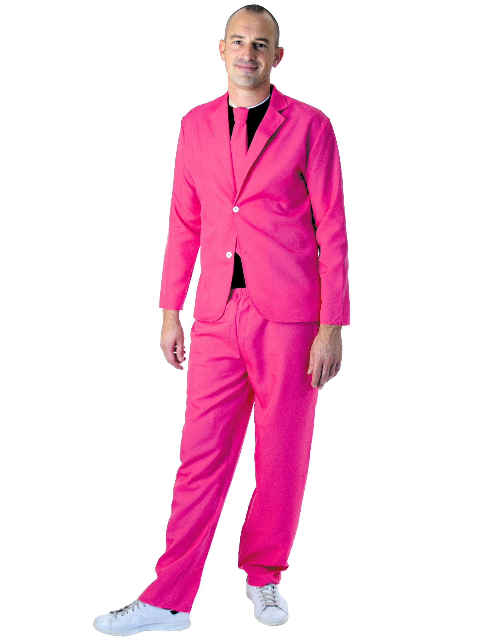 Costume fashion rose fluo adulte