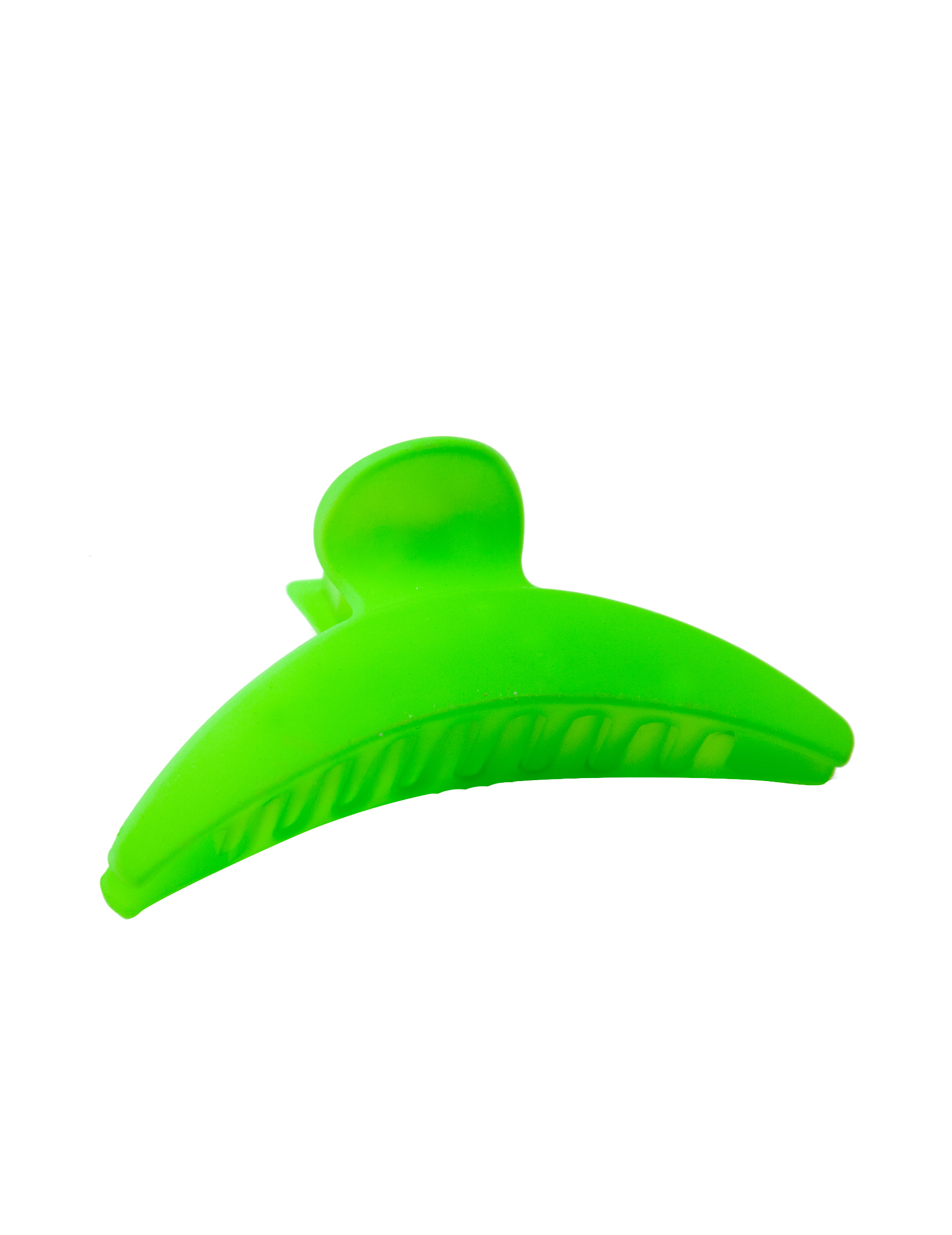Pince à cheveux vert fluo