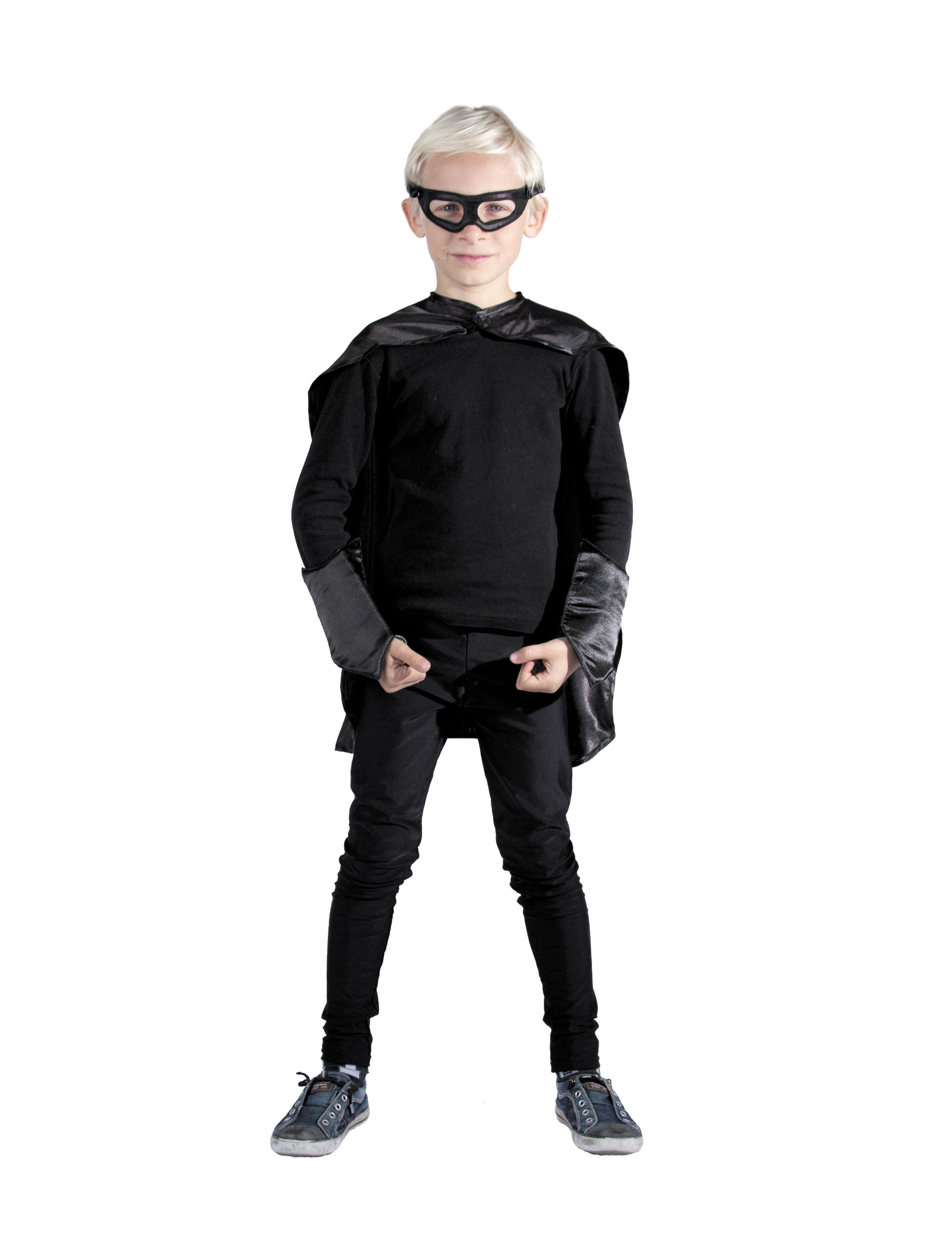 Kit super héros noir enfant