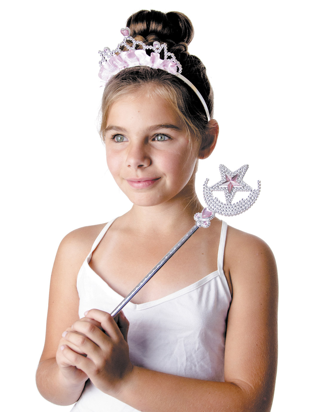 Diadème et baguette princesse étoilée fille