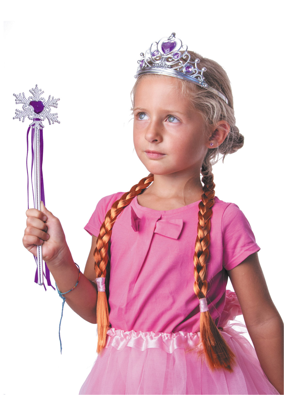 Kit accessoires princesse des neiges violette fille