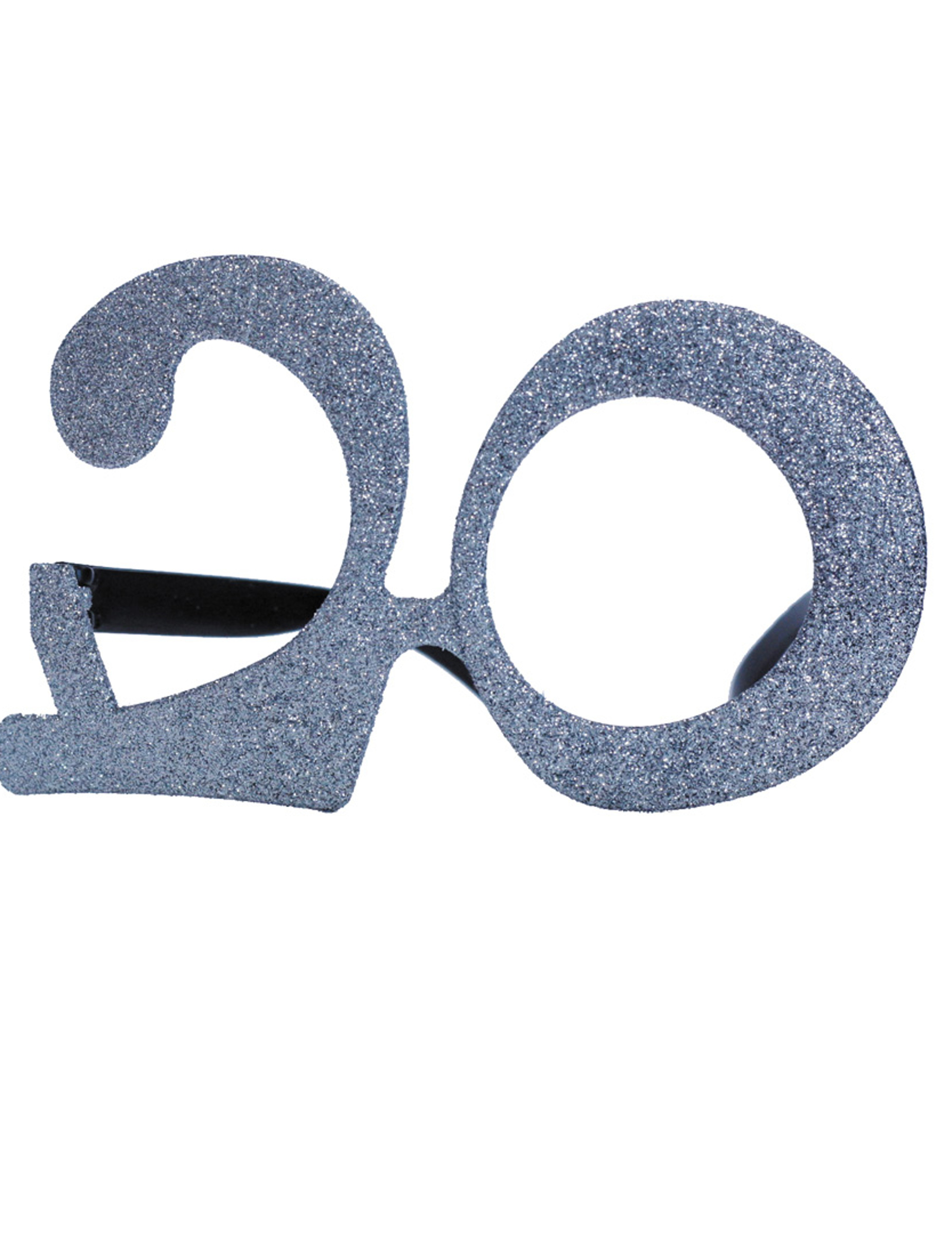 Lunettes âge à paillettes 20 ans