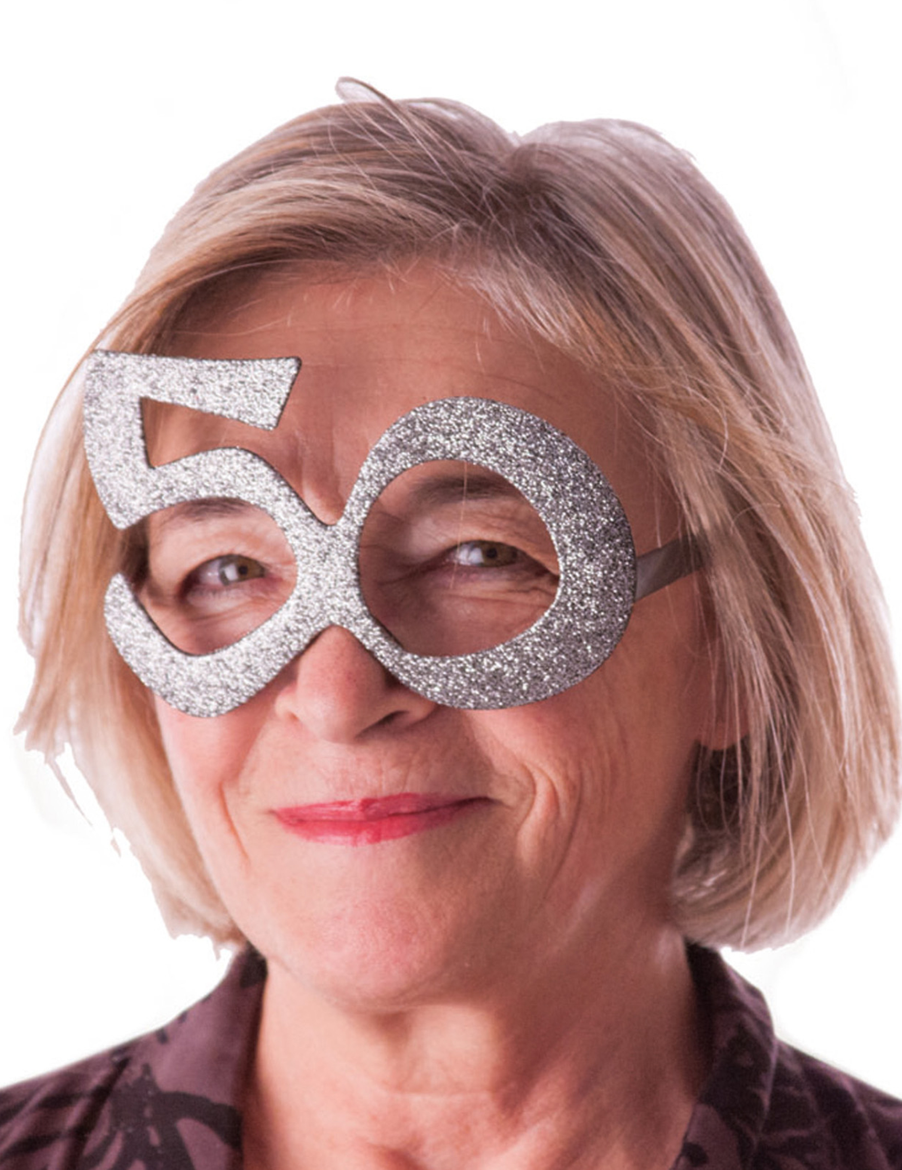 Lunettes âge à paillettes 50 ans