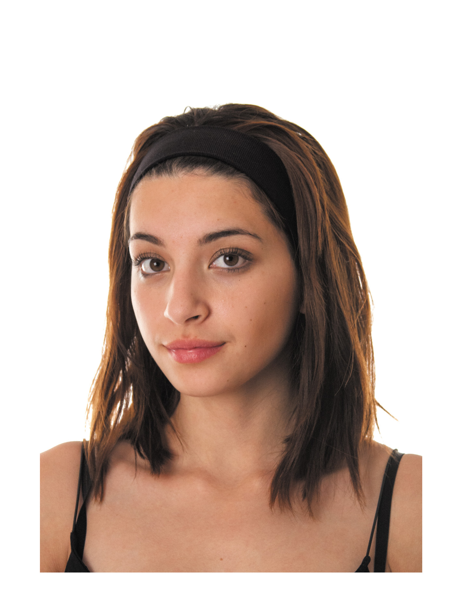 Bandeau noir fluo 80's adulte