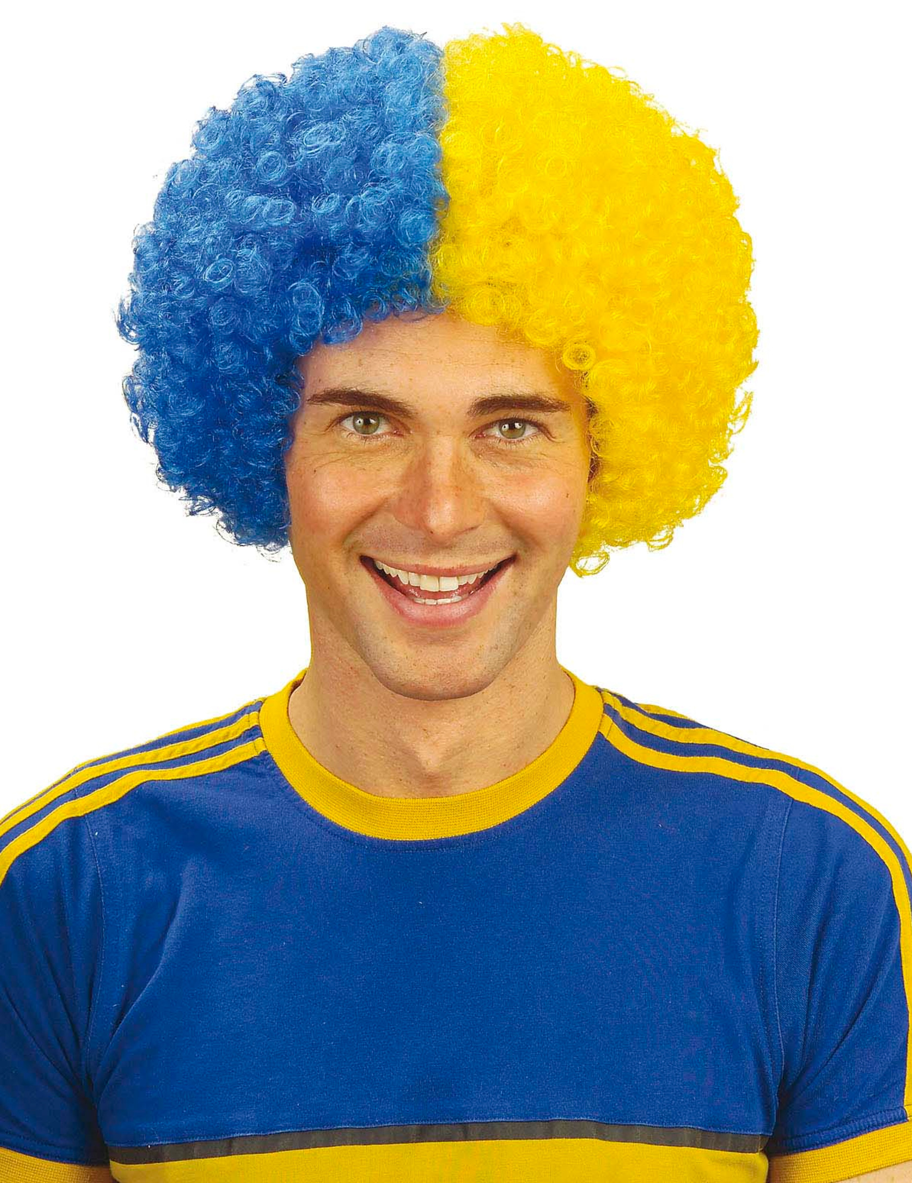 Perruque supporter Suède adulte