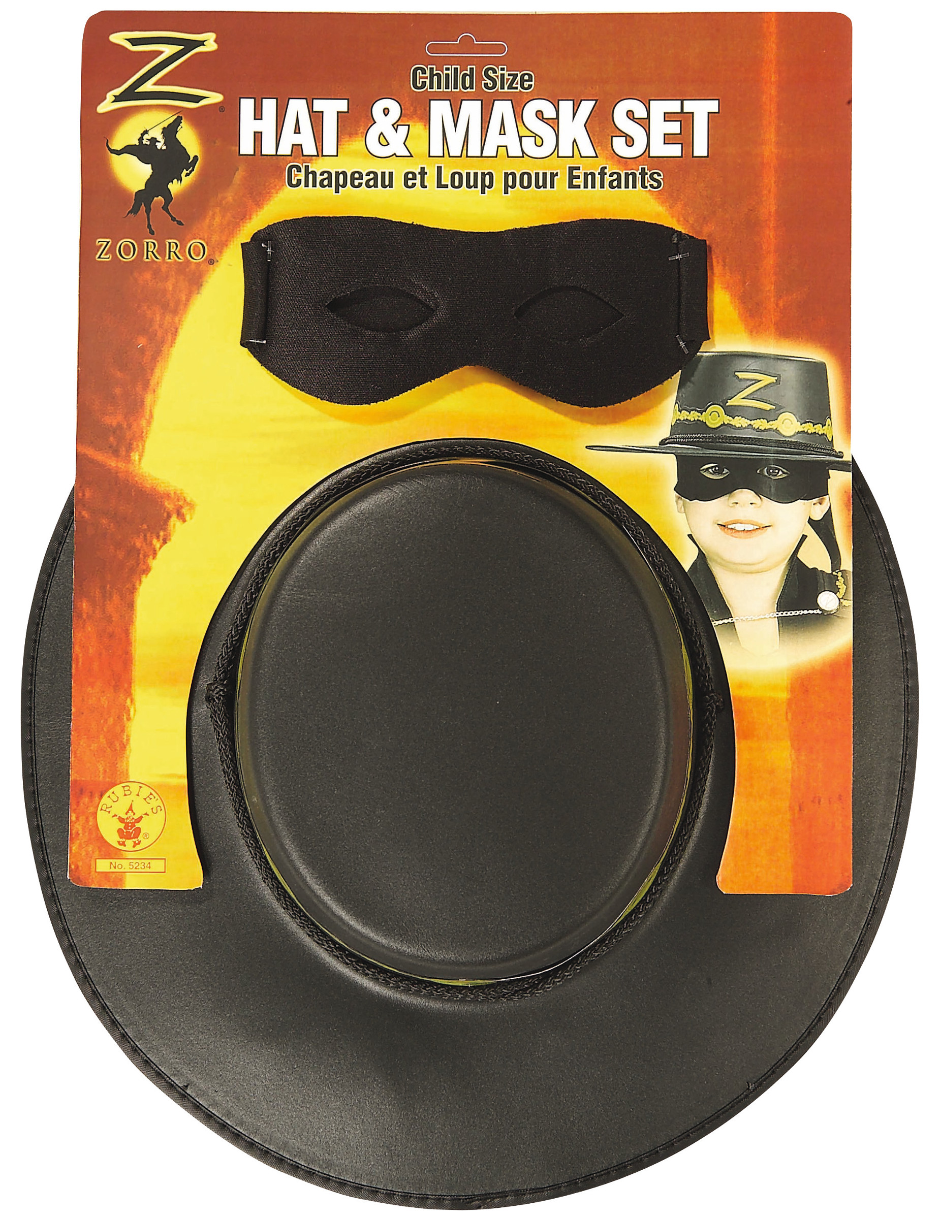 Kit Accessoires Zorro enfant