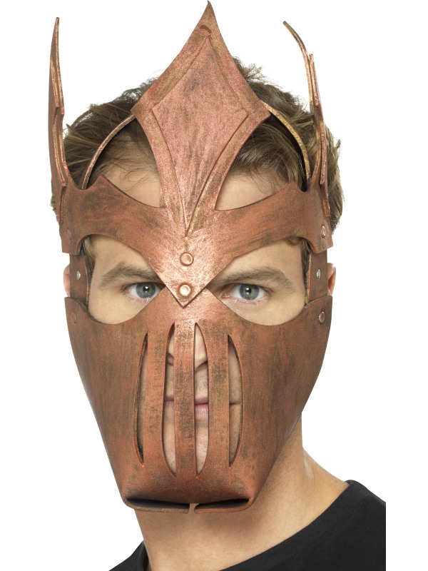 Masque guerrier gladiateur bronze adulte