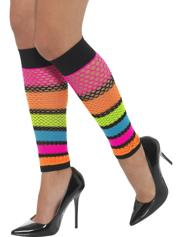 Jambières résille fluo femme