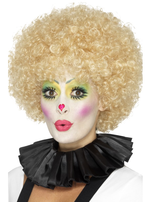Collerette clown noire adulte