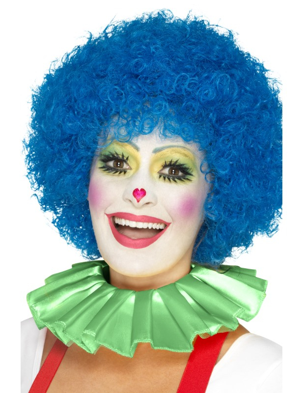 Collerette clown verte adulte