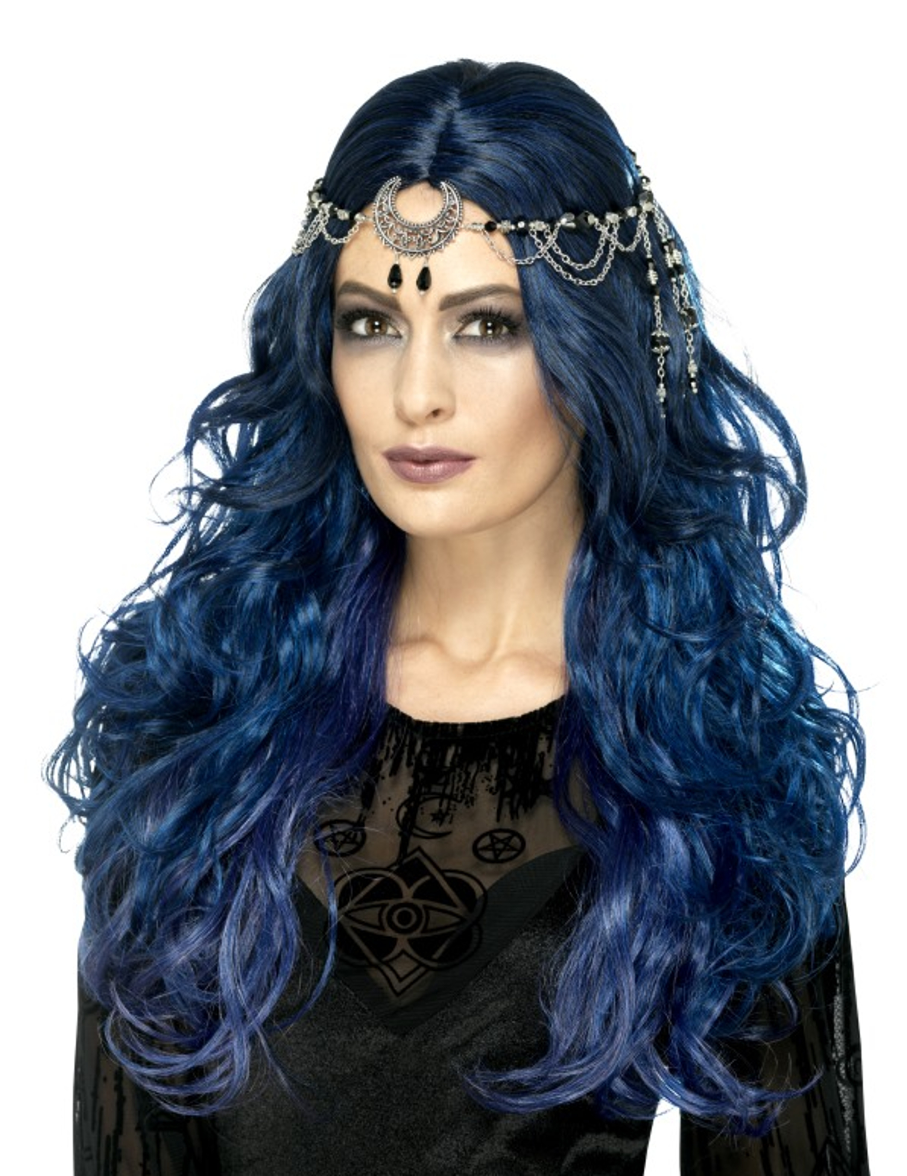 Bijou de tête lune gothique adulte