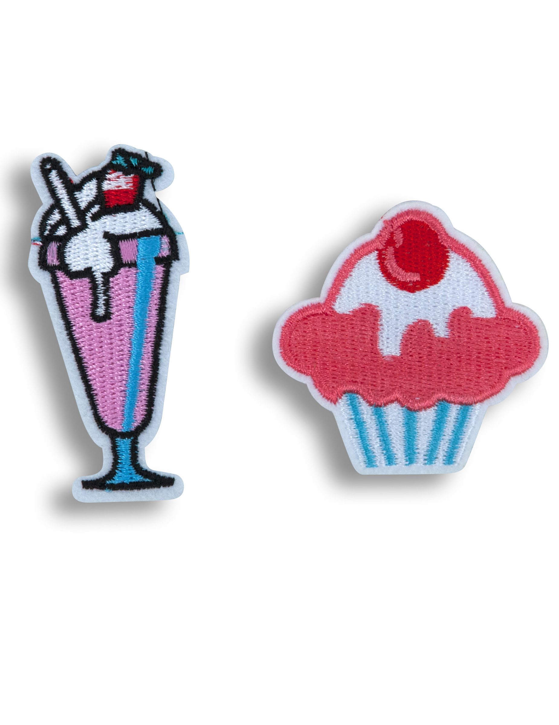 2 Broches glace et cupcake