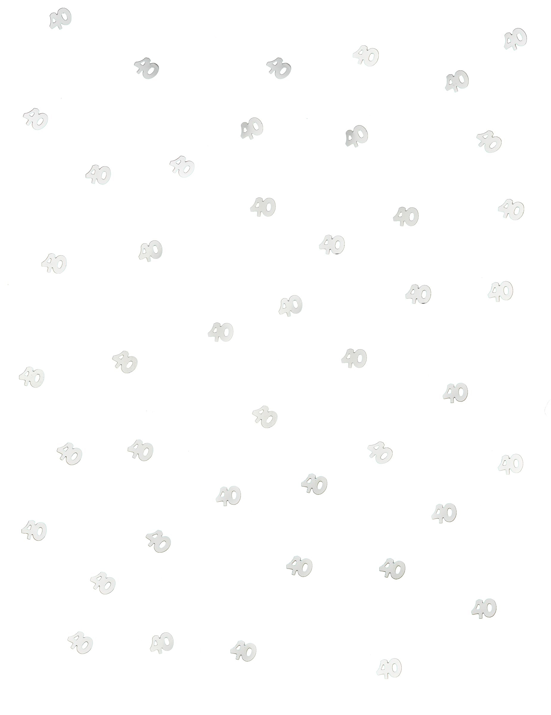 Confettis de table en bois 40 argentés 10 gr