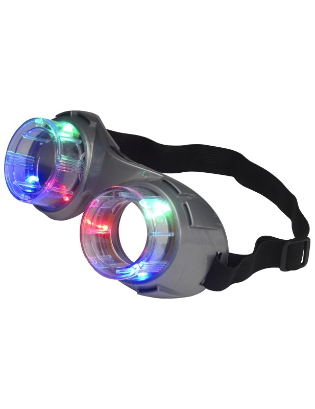 Lunettes grises lumineuses adulte