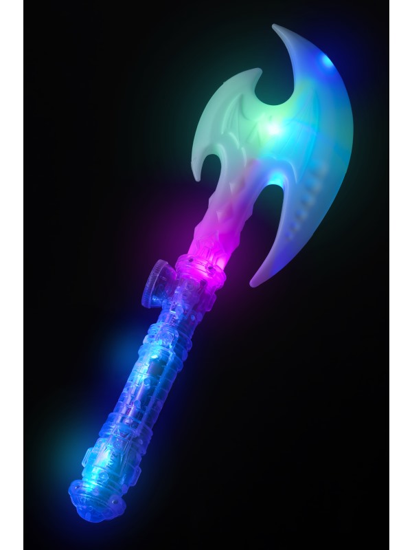Hache de guerrier lumineuse 43 cm