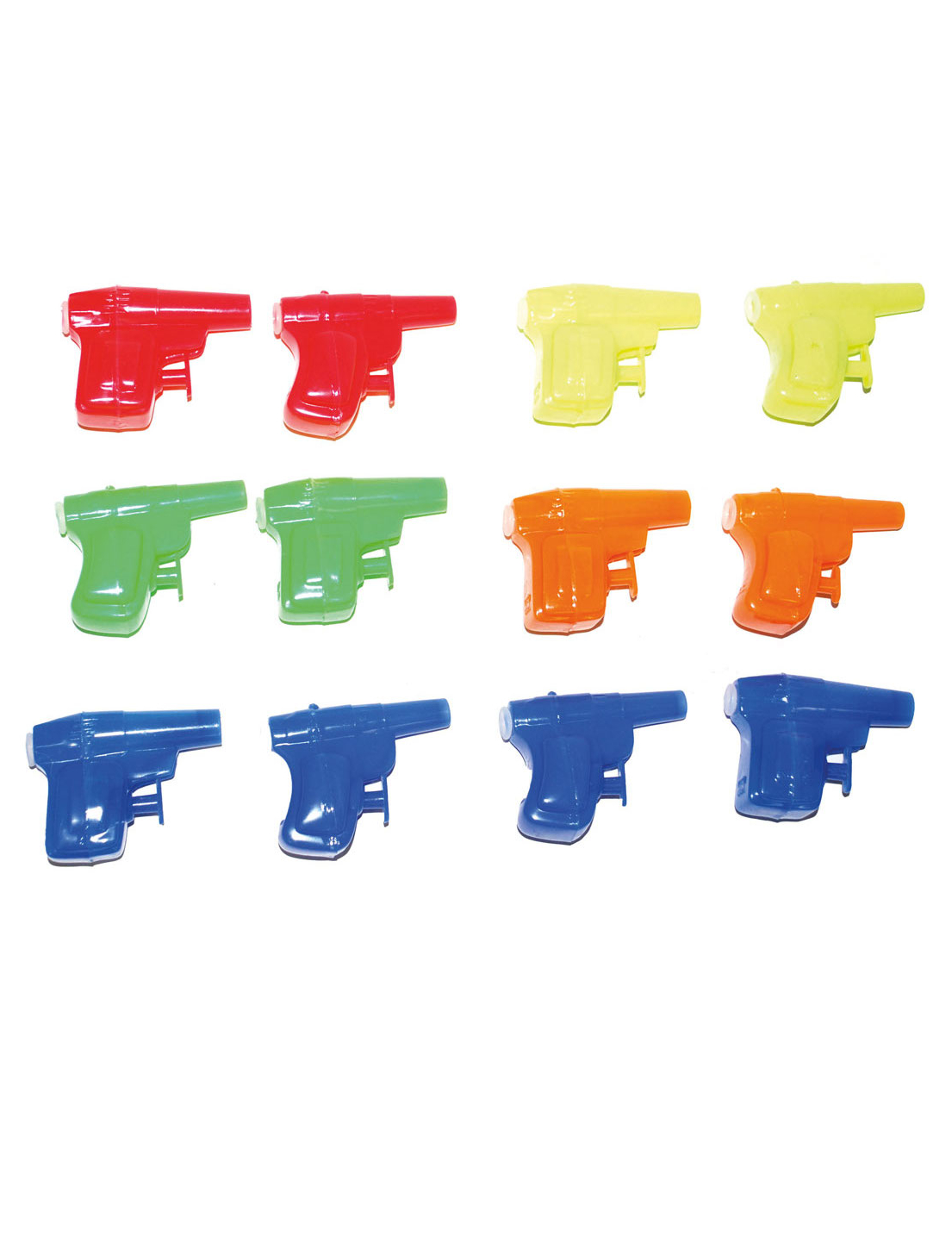 12 Mini pistolets à eau 6 cm