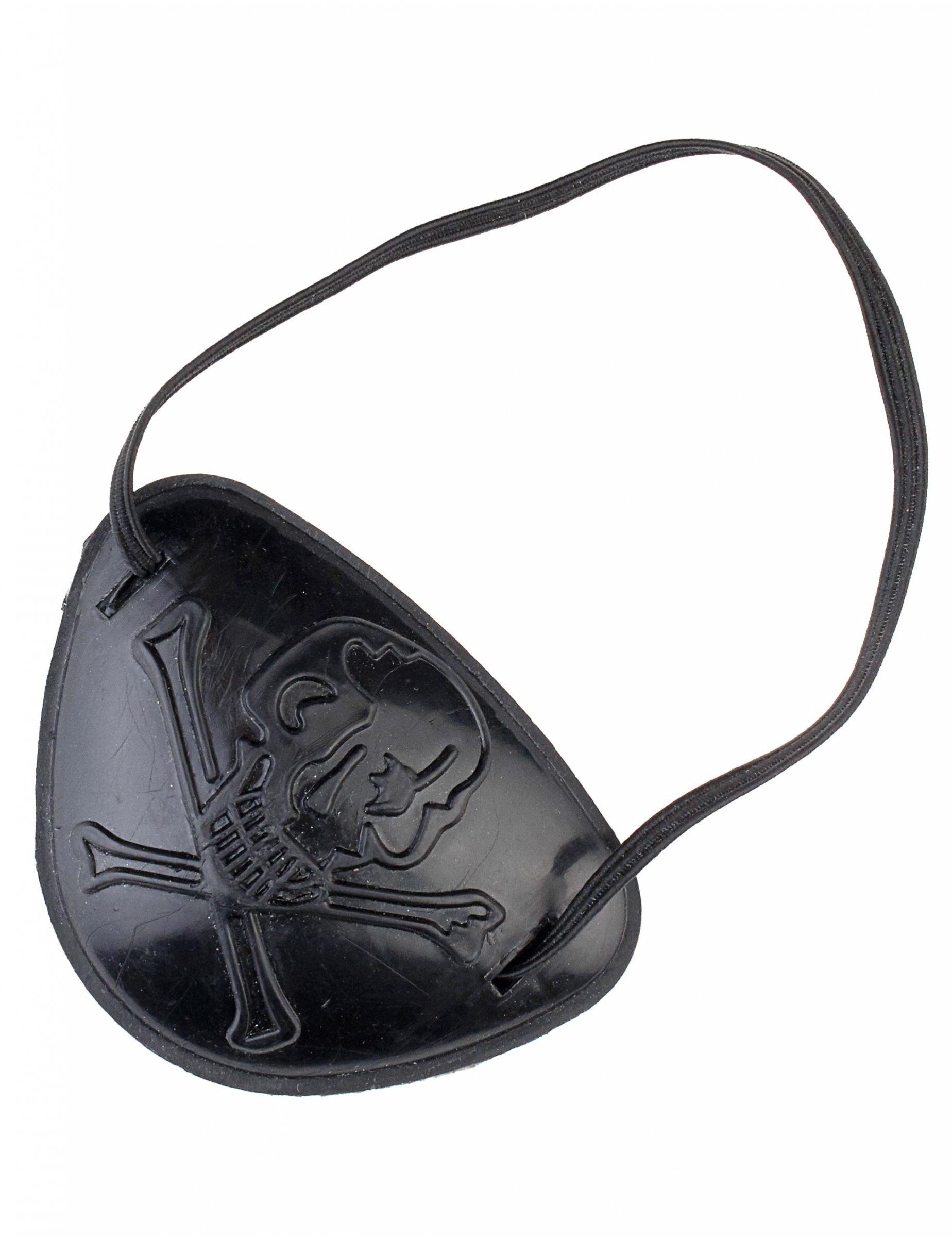Cache  il pirate noir adulte 7x5cm