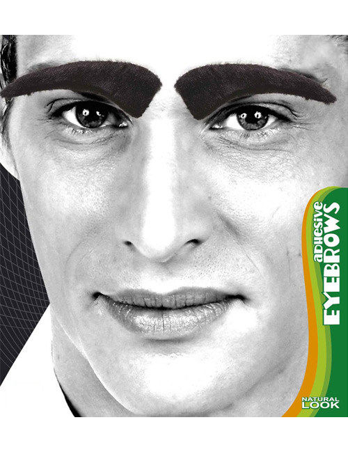 Faux sourcils homme noir