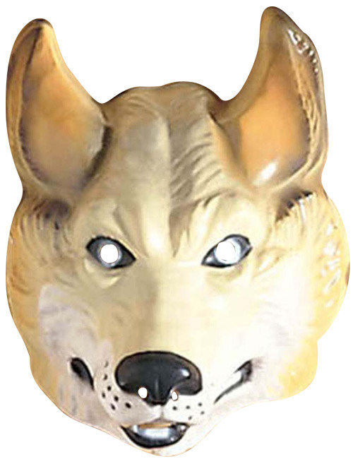 Masque animal loup adulte