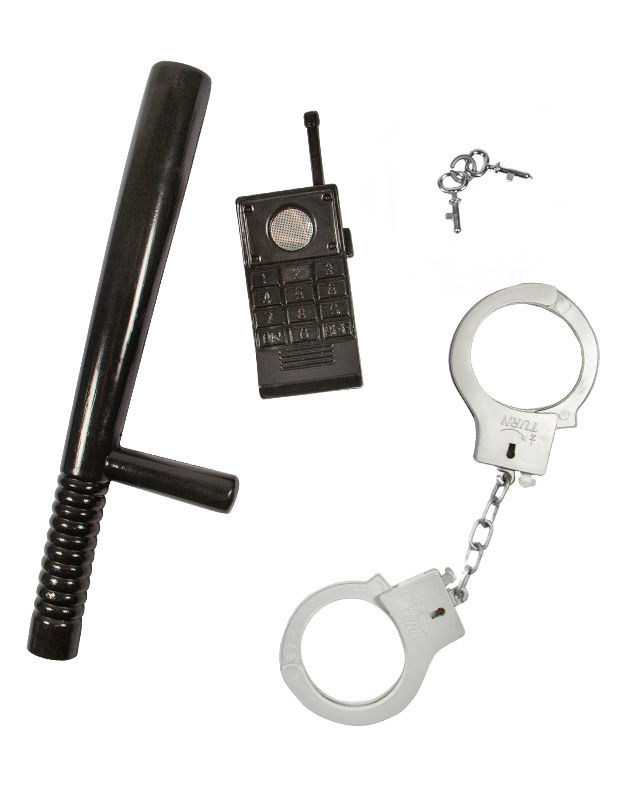 Kit policier enfant noir