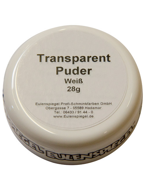 Poudre transparente blanche