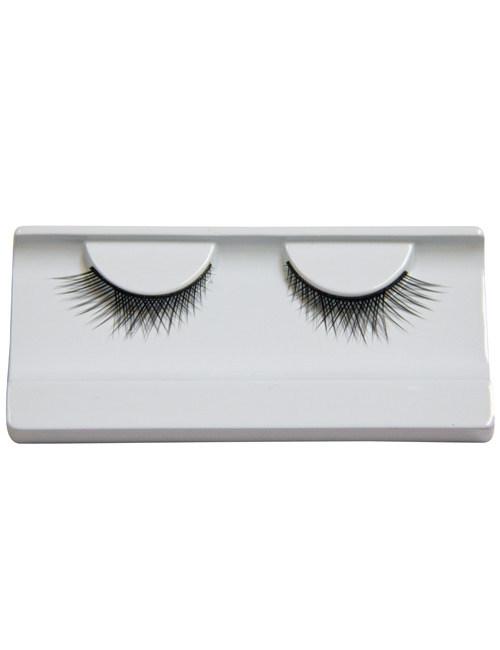 Faux cils asymétriques et croisés femme noir