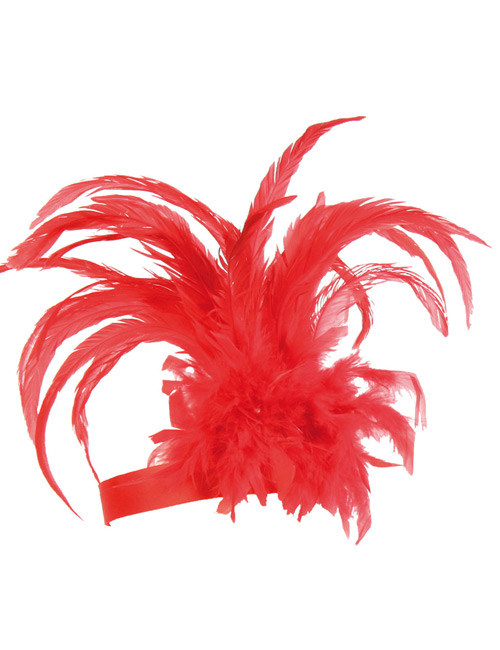 Coiffe Charleston 20's rouge