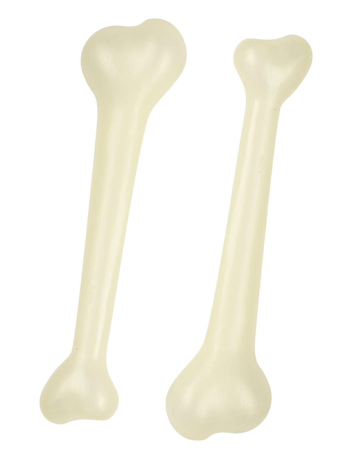 Lot de 2 os phosphorescents 22cm