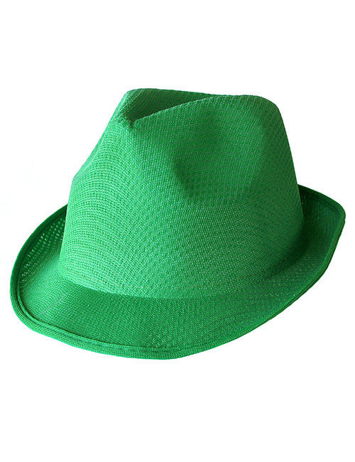 Chapeau borsalino vert adulte