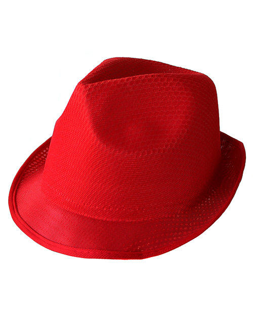 Chapeau borsalino rouge adulte