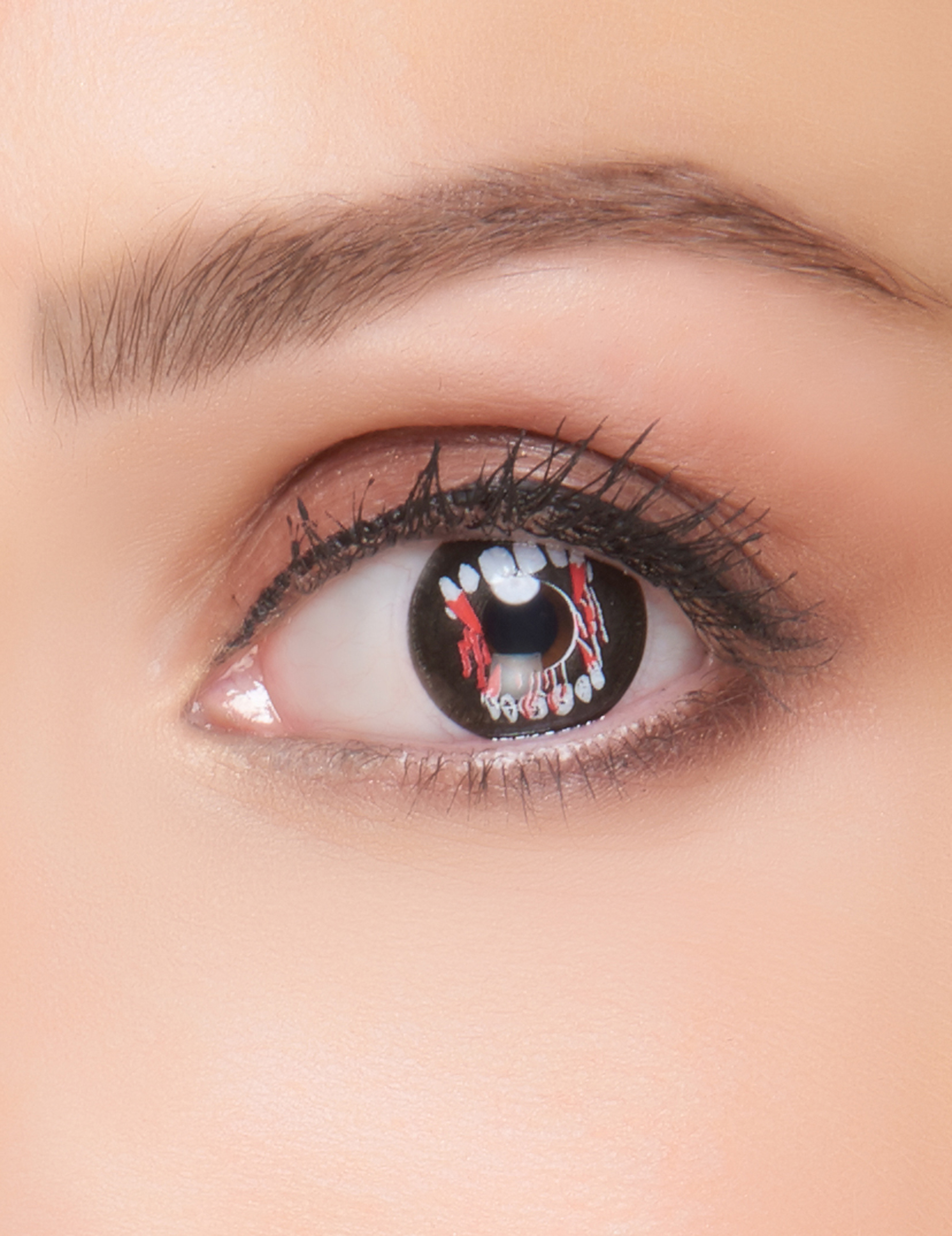 Lentilles fantaisie dents de vampire adulte Halloween