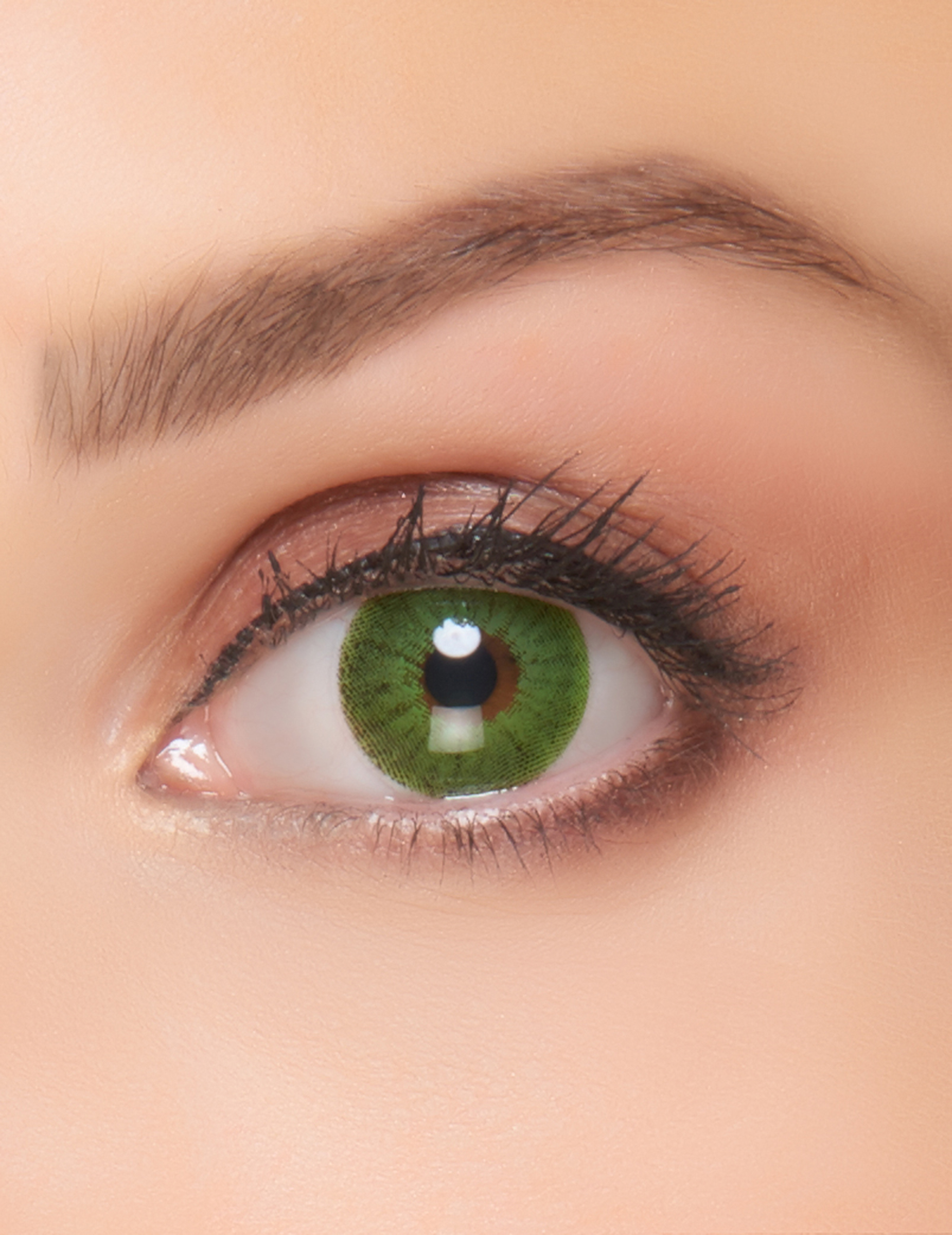 Lentilles fantaisie vertes électro 1 an adulte