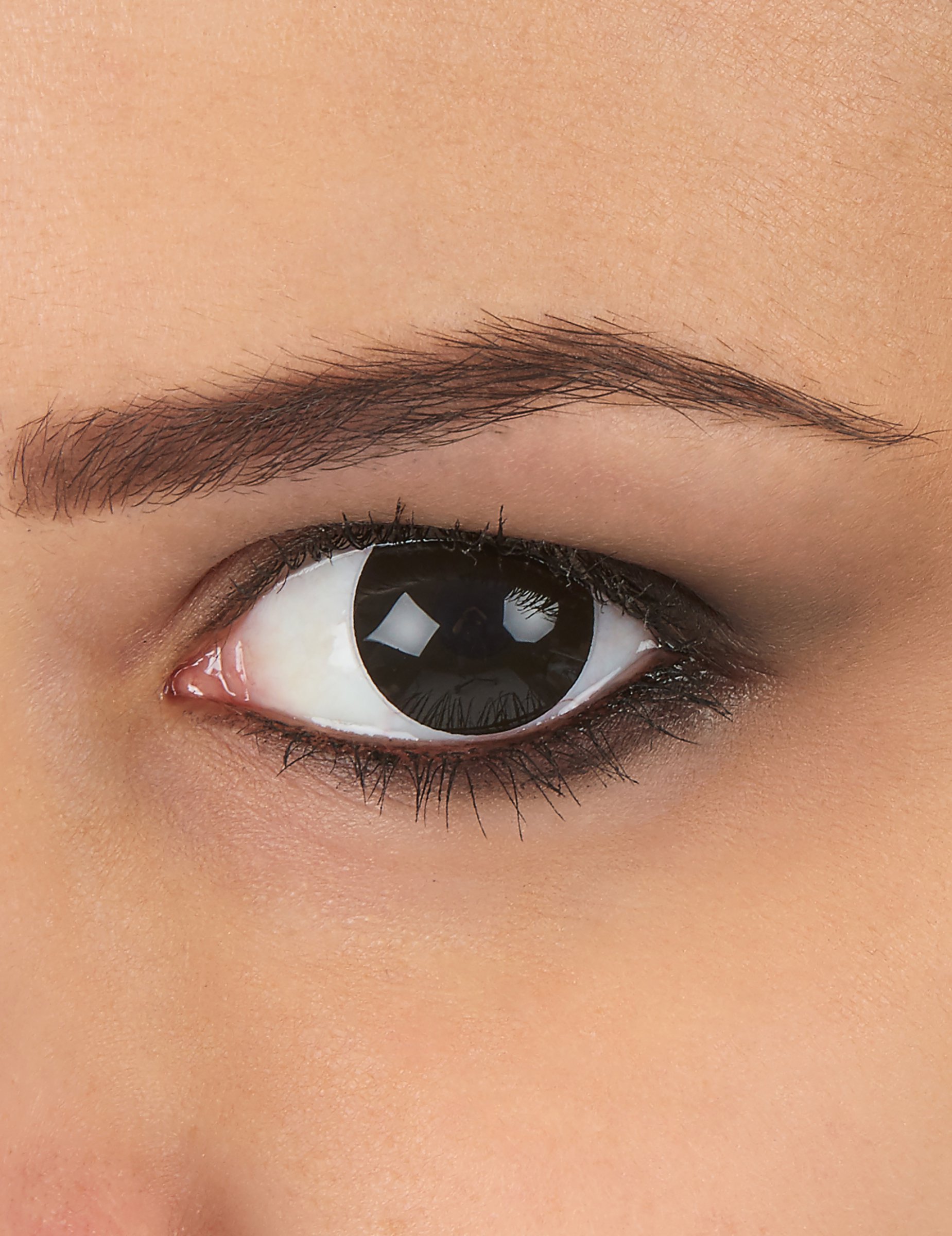 Lentilles fantaisie oeil noir 1 an adulte