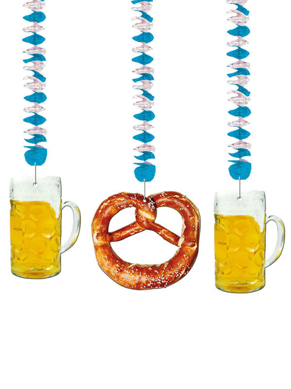 3 Décorations à suspendre Oktoberfest