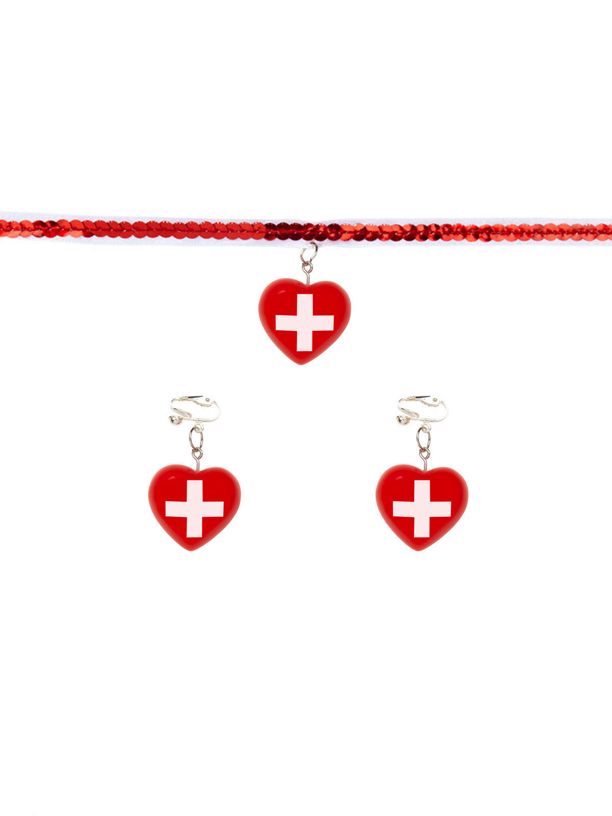 Parure bijoux fantaisie infirmière femme