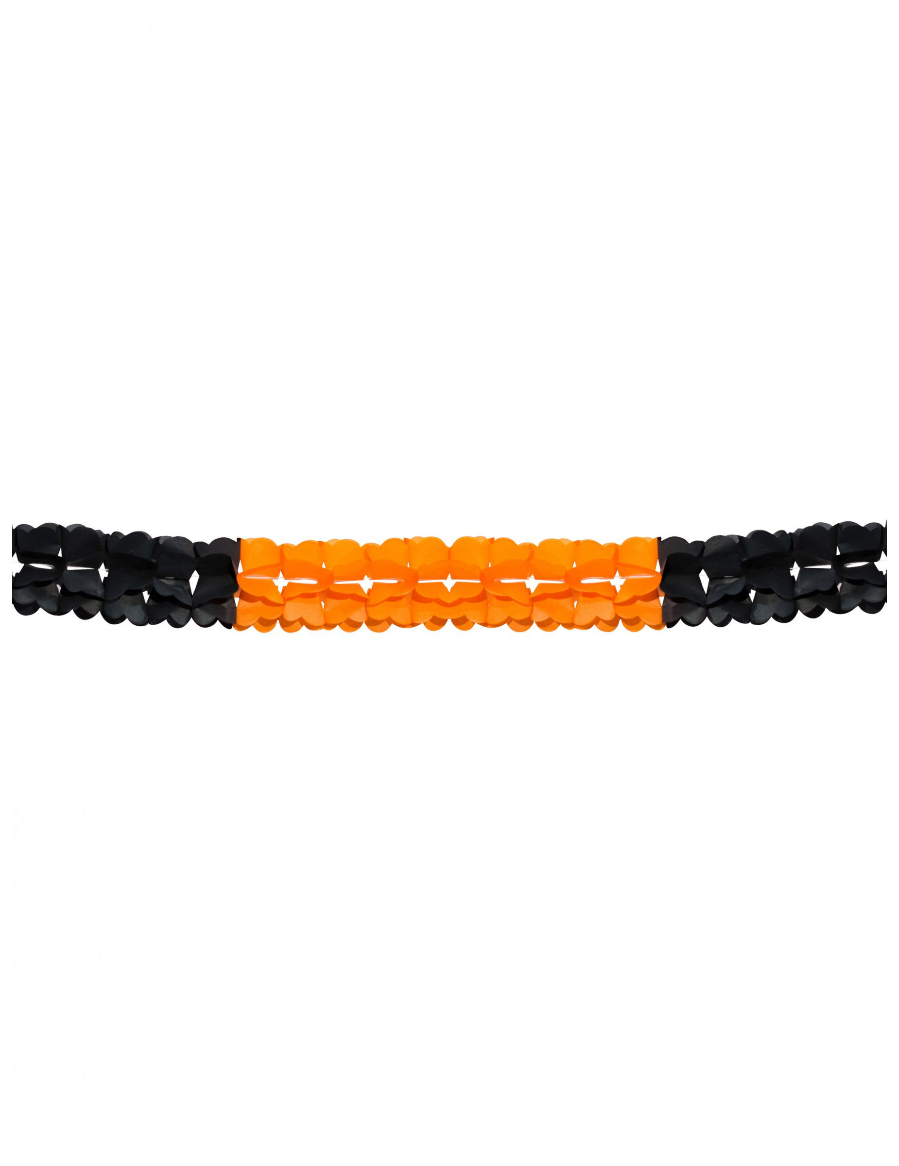 Guirlande orange et noir Halloween