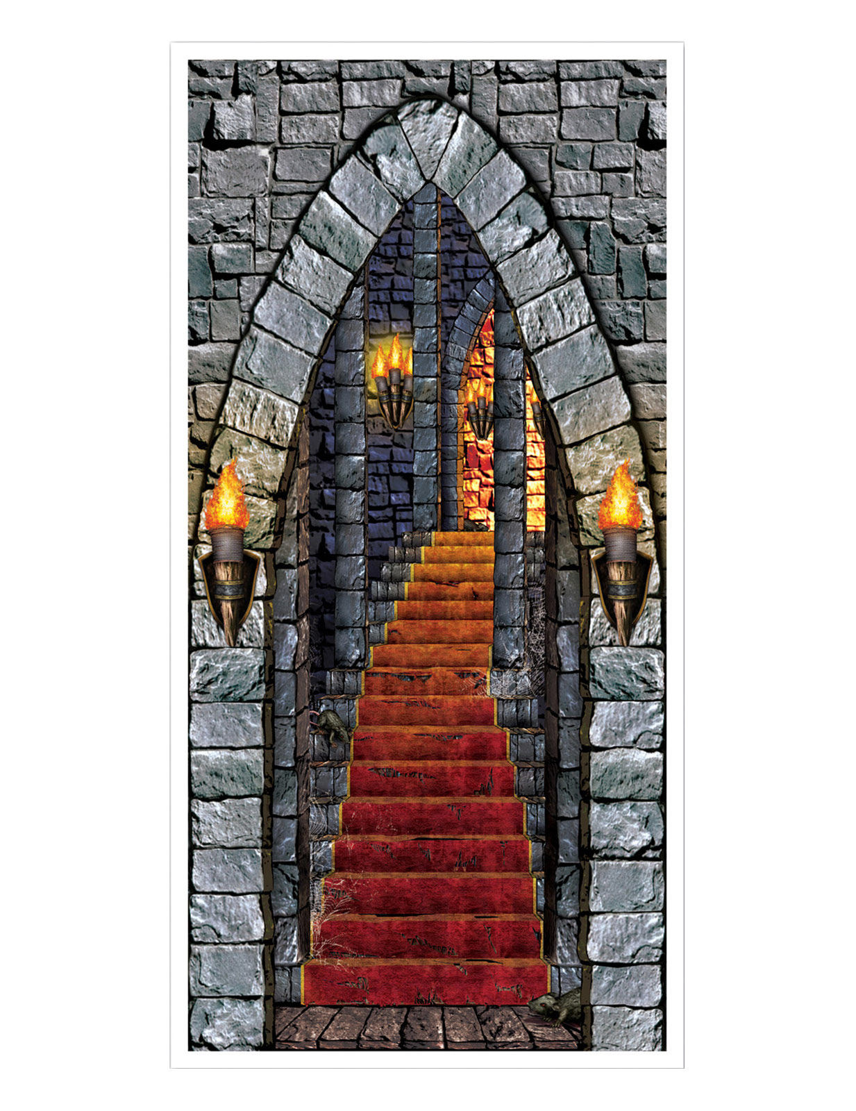 Décoration porte de château 76 x 152 cm