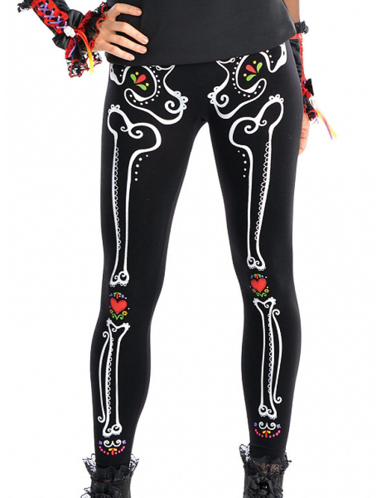 Legging squelette Dia de los Muertos Halloween