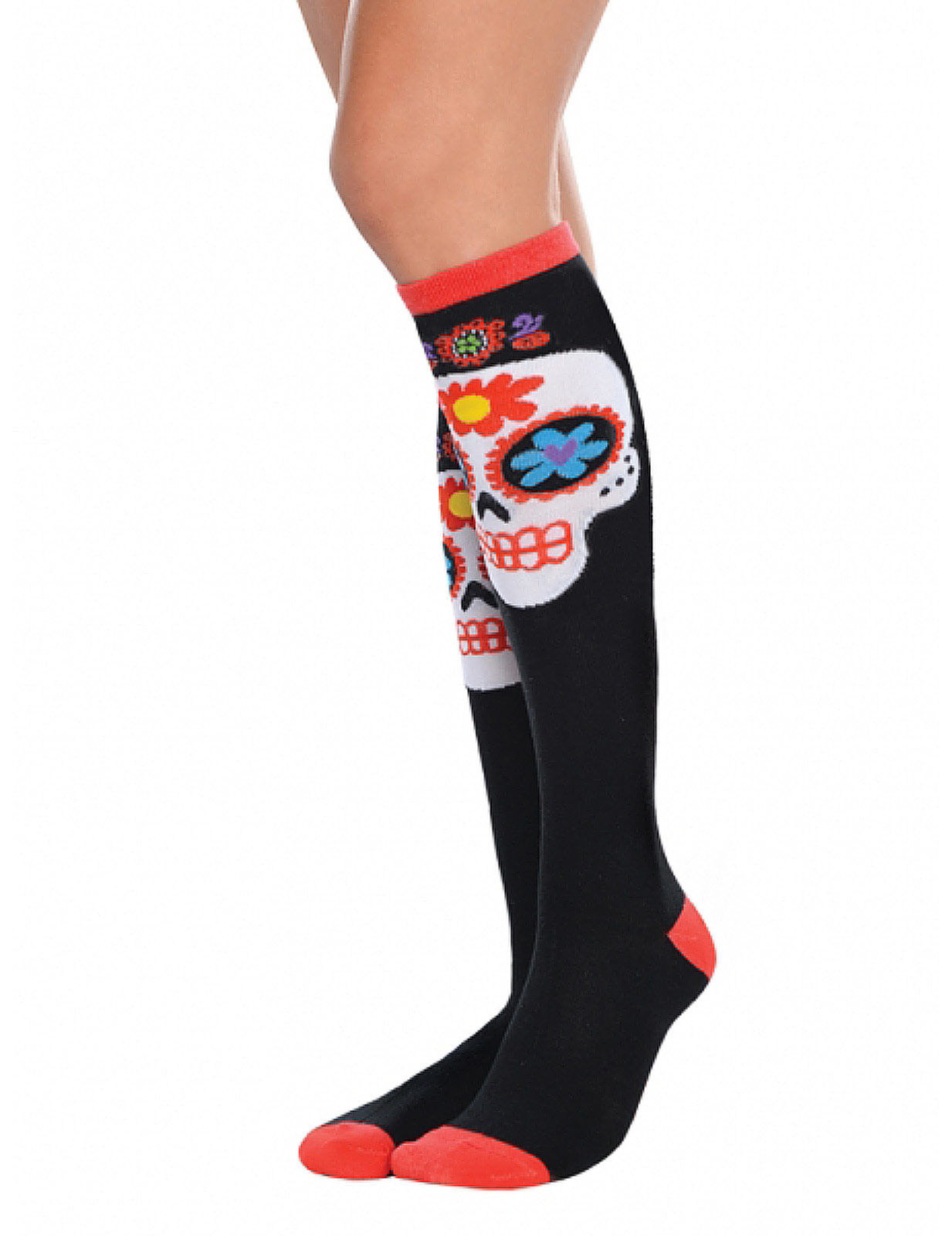 Chaussettes hautes Dia de los muertos adulte