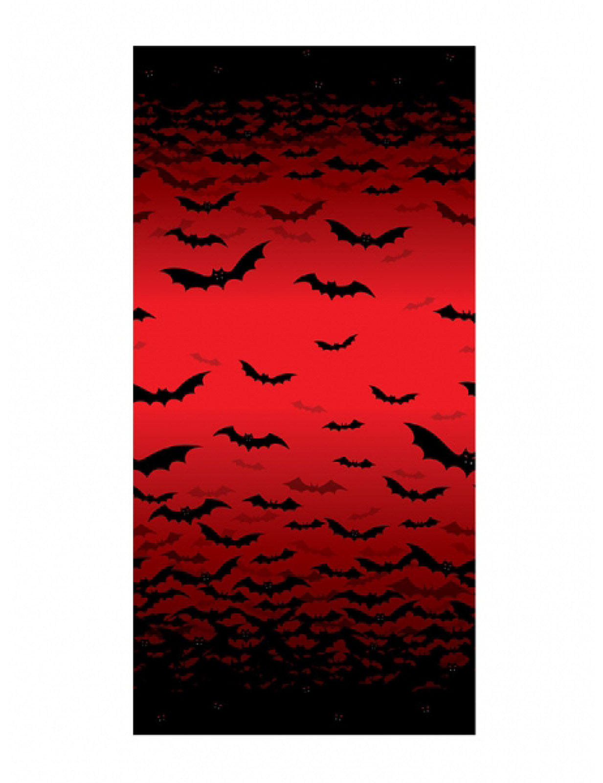 Décoration murale sanglante chauve-souris Halloween