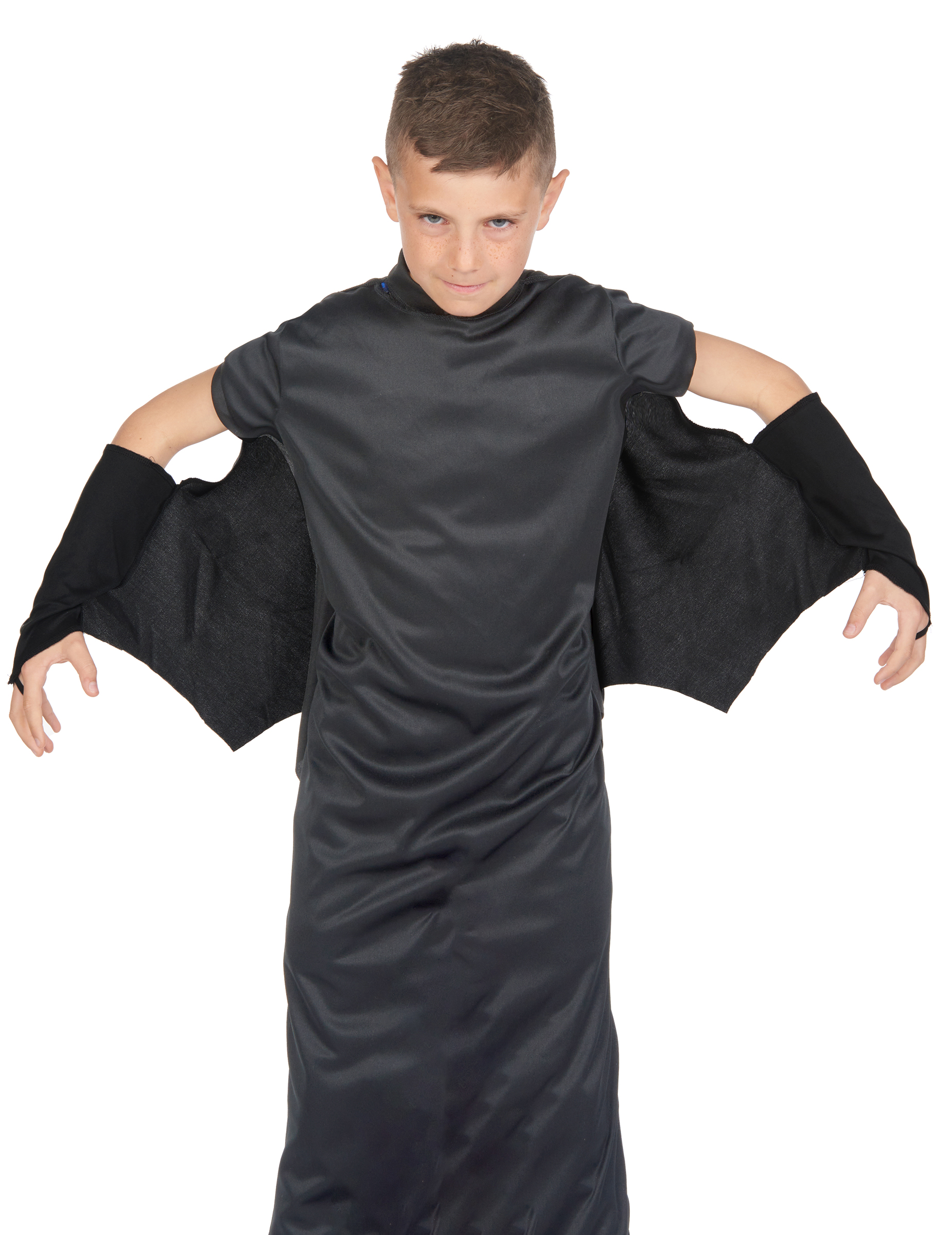 Cape vampire chauve-souris noir enfant Halloween
