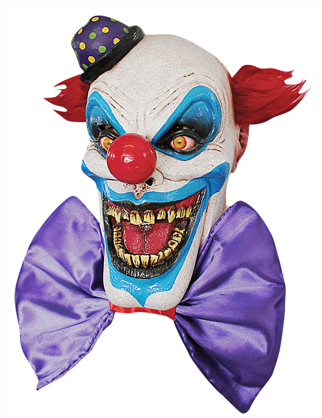 Masque latex clown effrayant