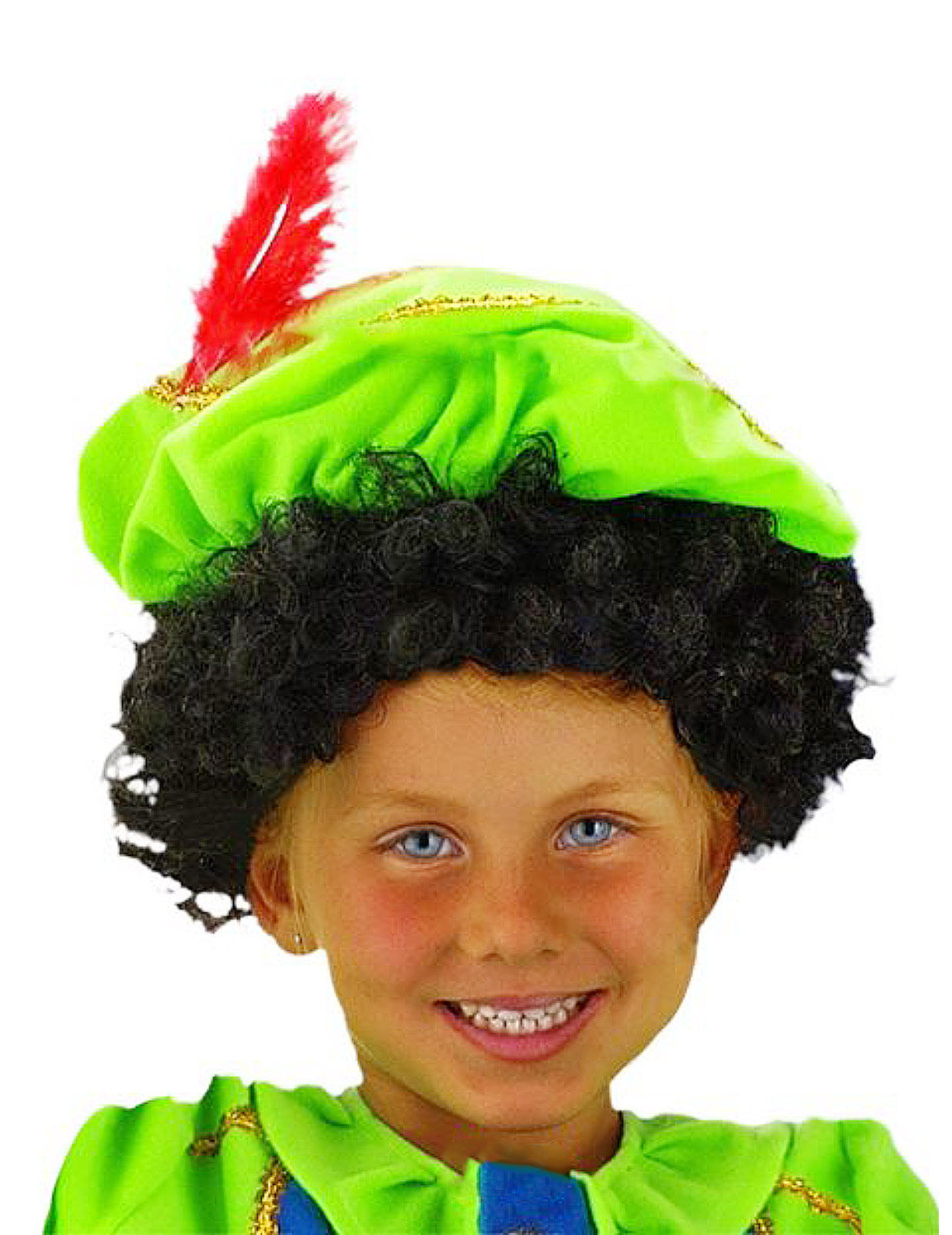 Perruque cheveux bouclés enfant noir